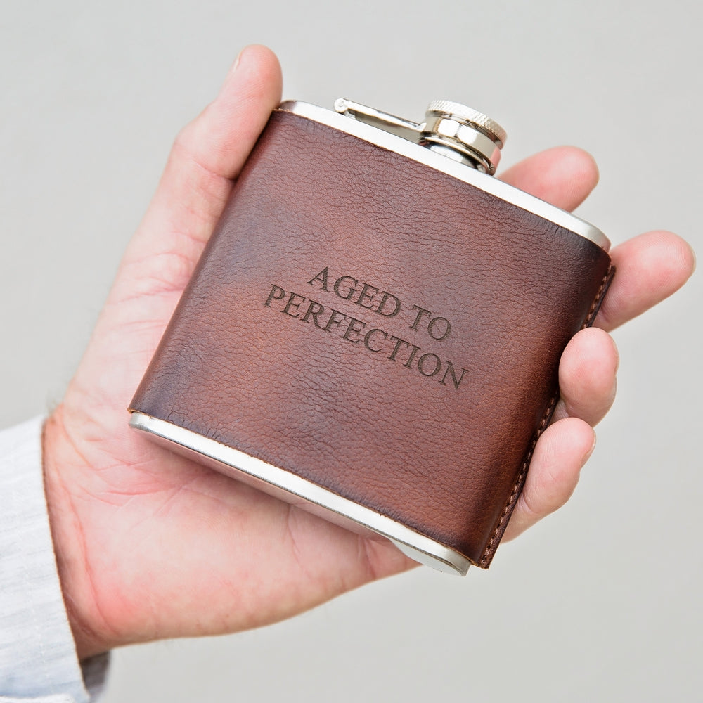
                  
                    Leather Hip Flask
                  
                
