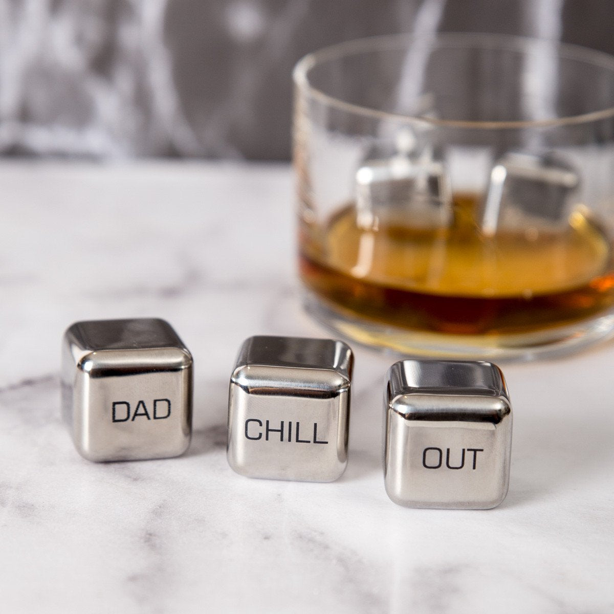 
                  
                    'Chill Out' Stainless Steel Ice Cubes
                  
                