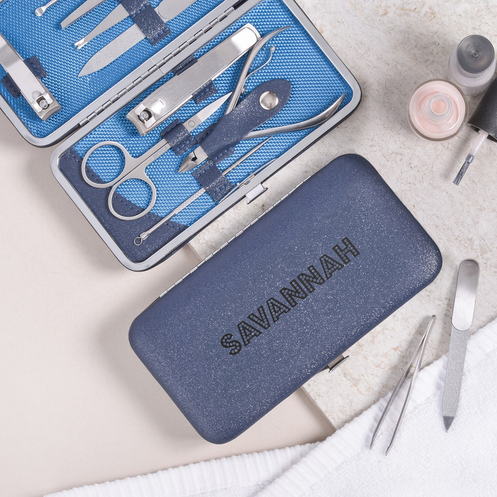 Personalised Manicure Set - Sapphire