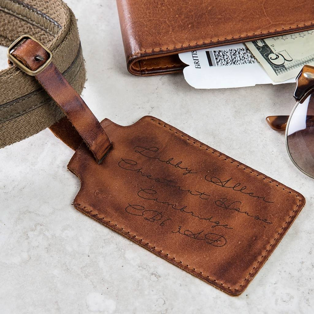
                  
                    Leather Luggage Tag
                  
                