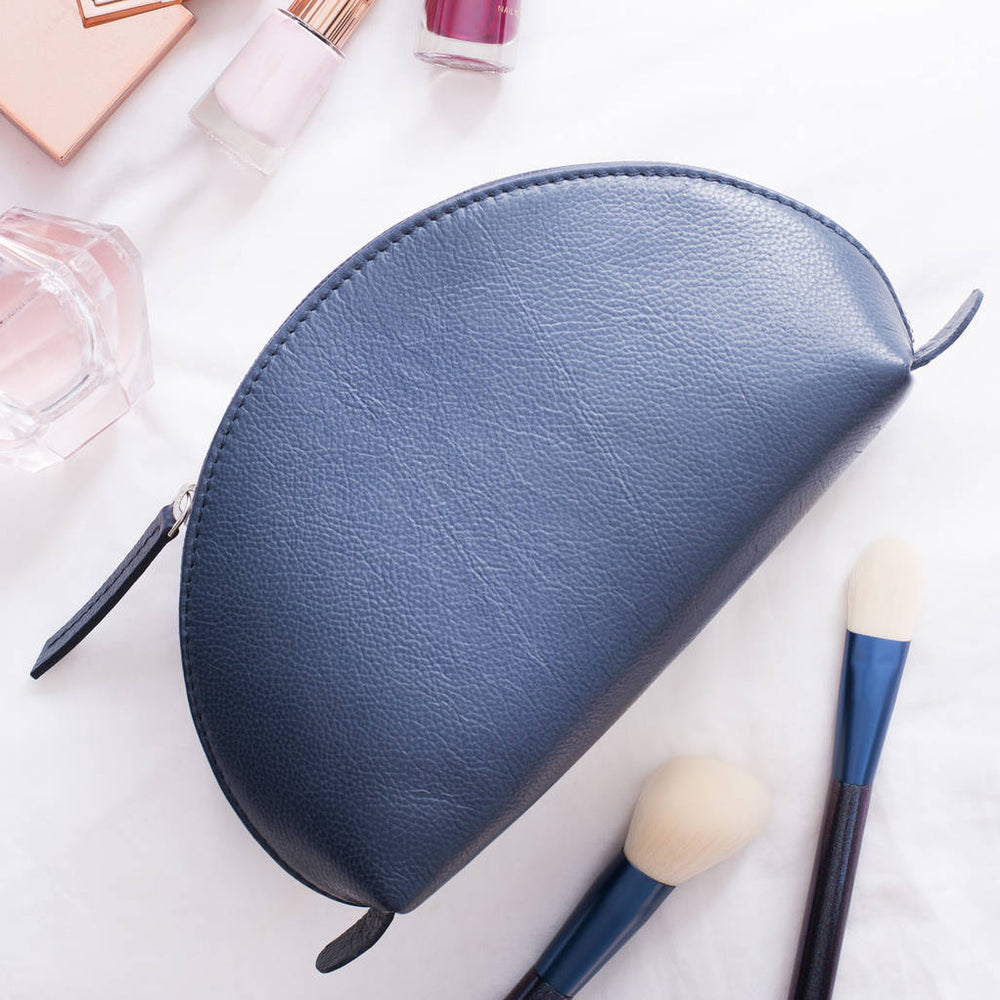 
                  
                    Leather Curved Wash Bag - 3 sizes
                  
                