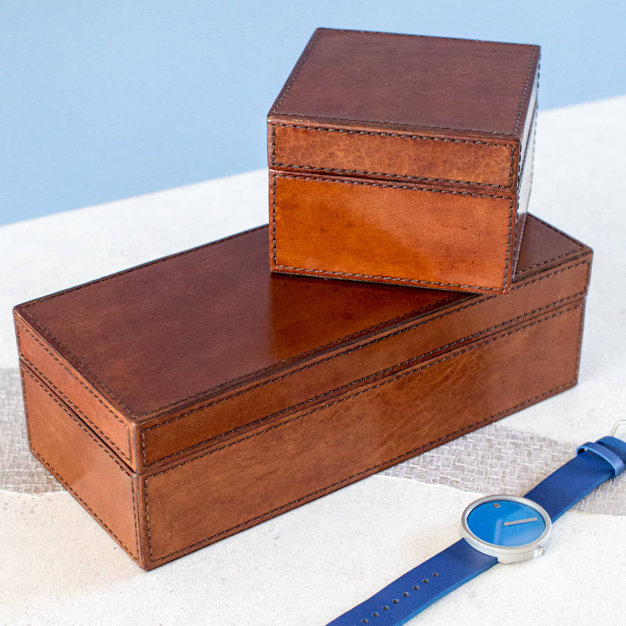 
                  
                    Leather Watch Box
                  
                