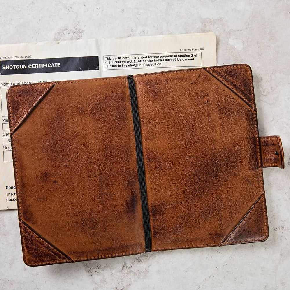 Leather Shotgun License Holder