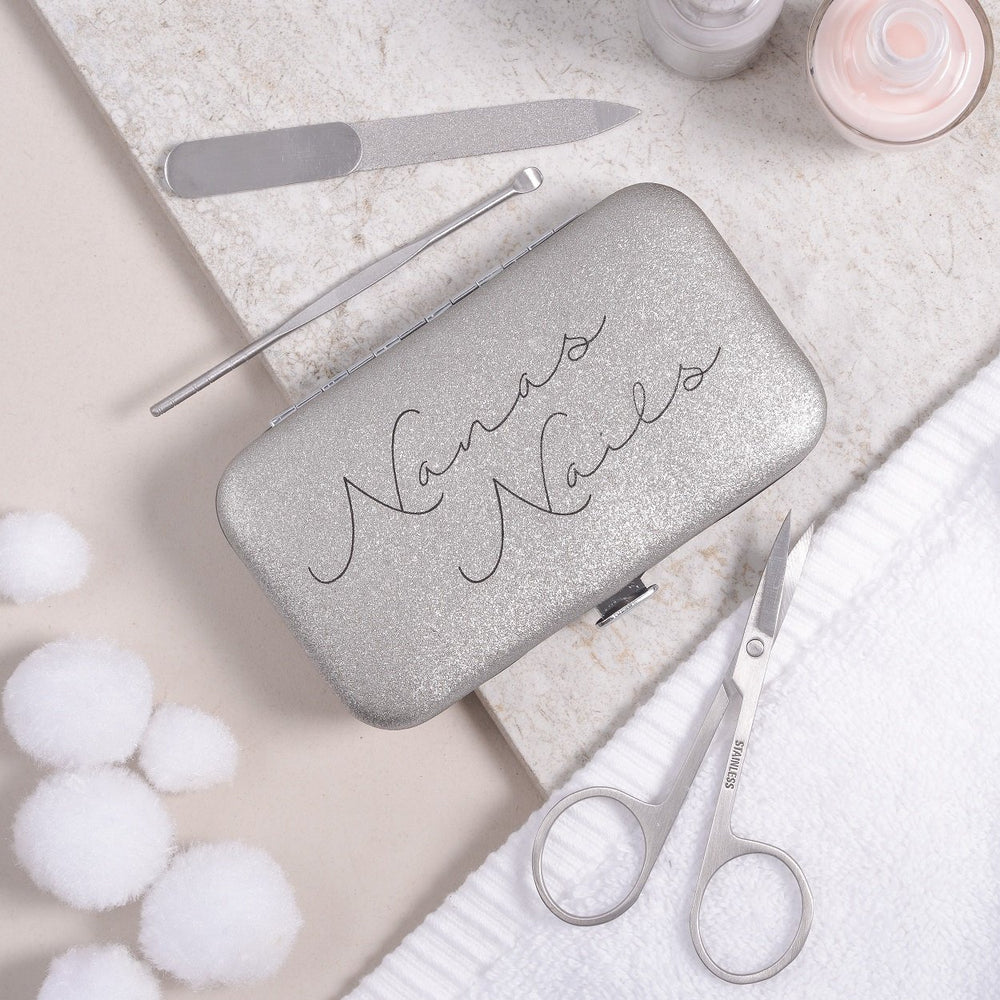 
                  
                    Personalised Manicure Set - Silver Pearl, mini
                  
                